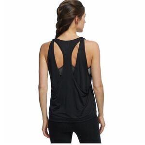 Vuori Verity Racerback Black Tank Top Size Large Running Yoga Athleisure